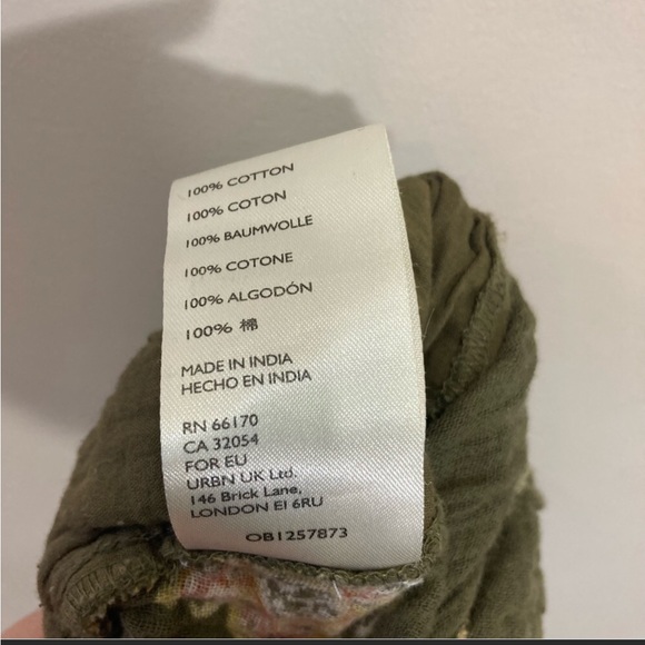 Free People Ankle Jogger Paper Bag Waist Cotton Pants - Picture 7 of 8